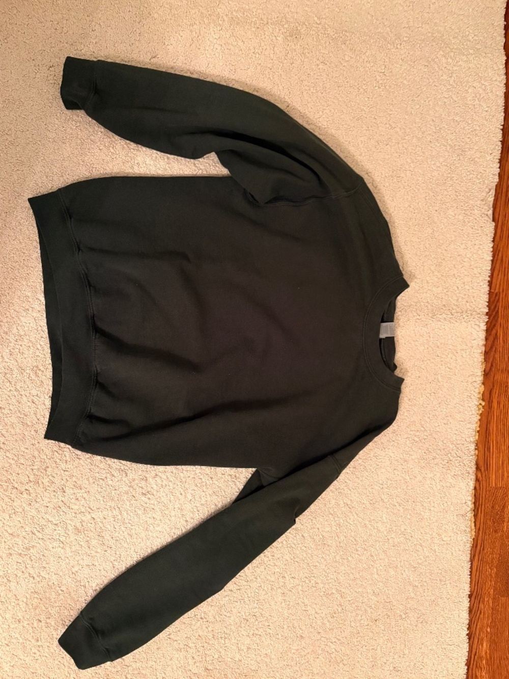 Forest green crew neck sweater